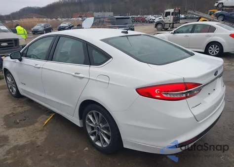 2017 Ford Fusion Hybrid S from USA, damaged, VIN 3FA6P0UU9HR330756